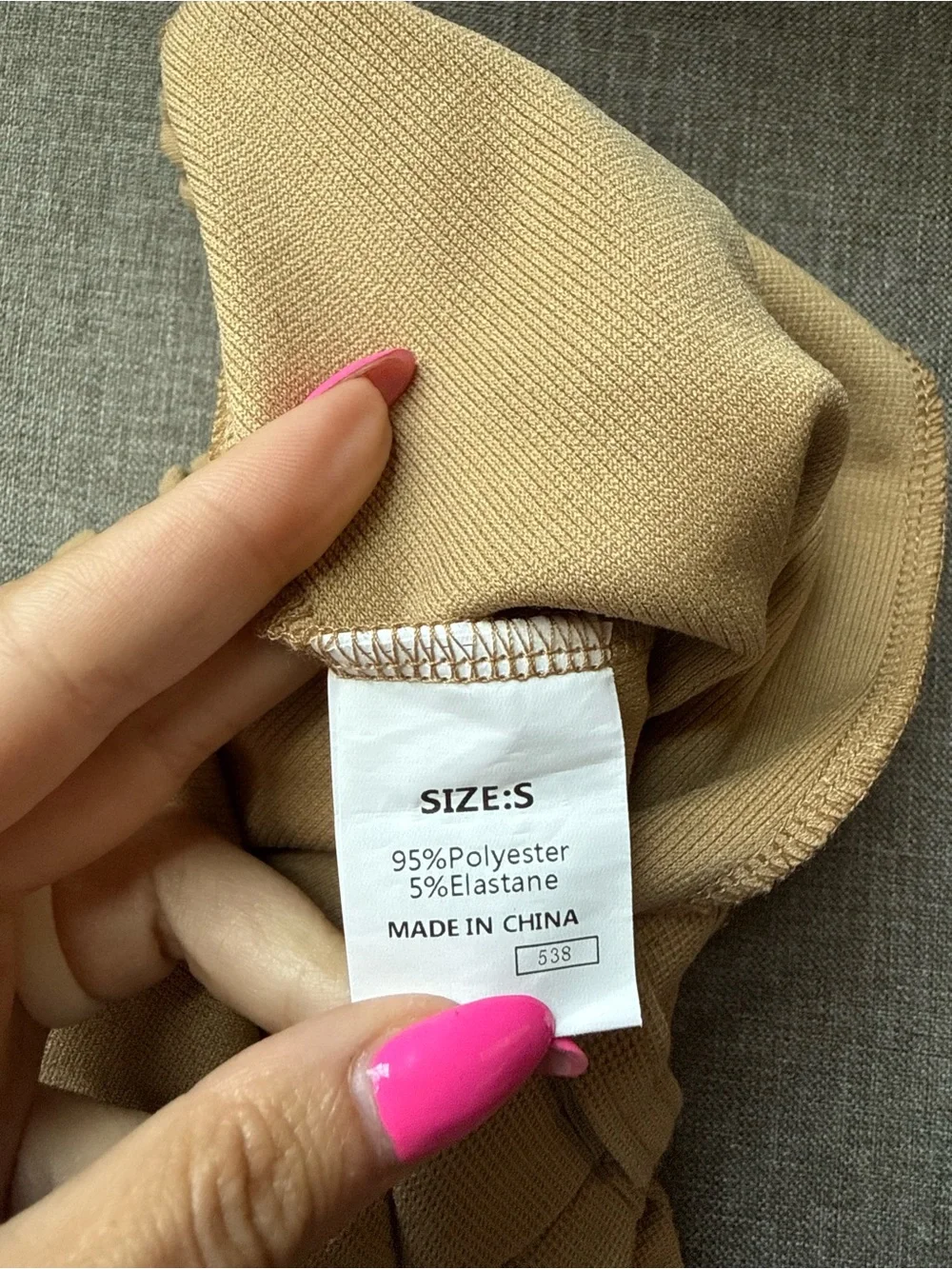 High-Waist Wide Leg Trousers in Camel